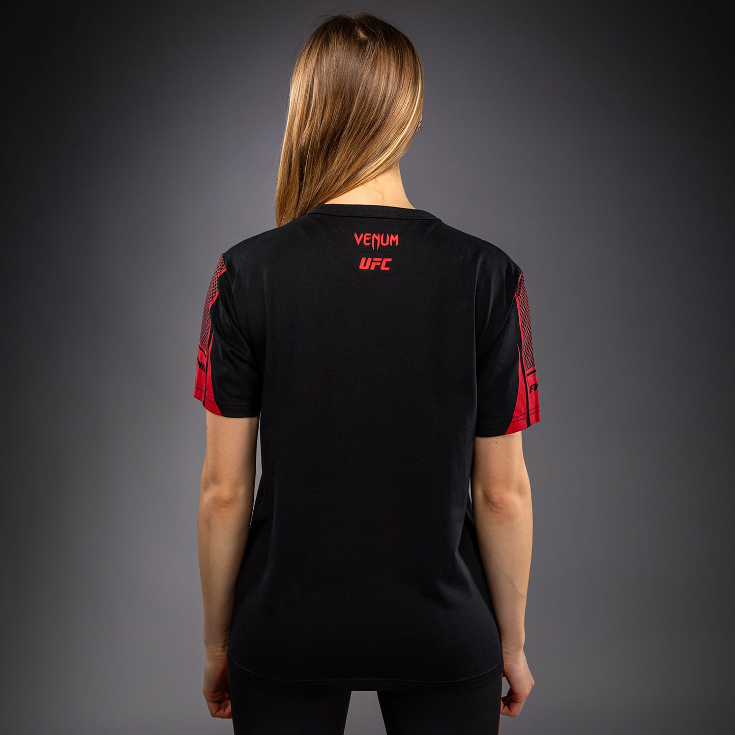 Venum UFC Unity by Venum Authentic Fight Week Dames T-shirt met Korte Mouwen - Zwart