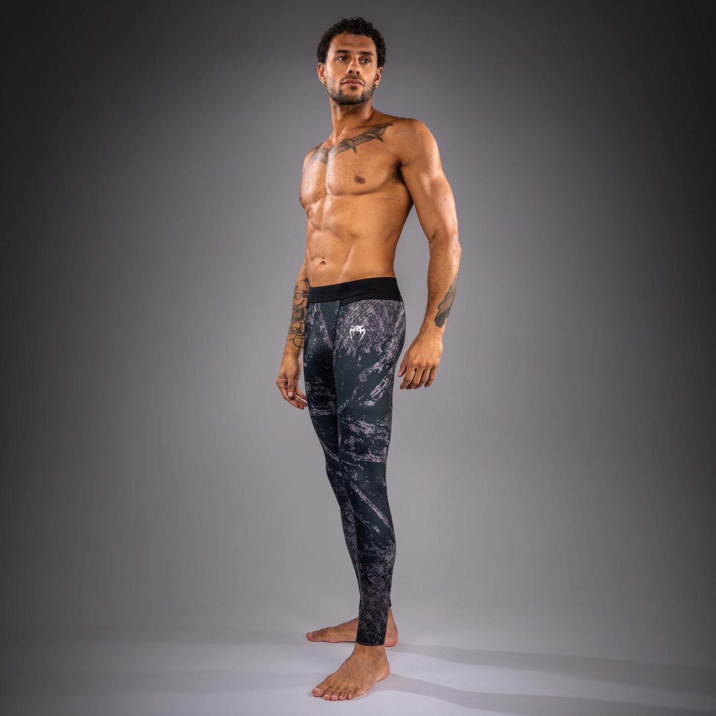 Venum Rage & Workout Compressiebroek - Zwart/Grijs
