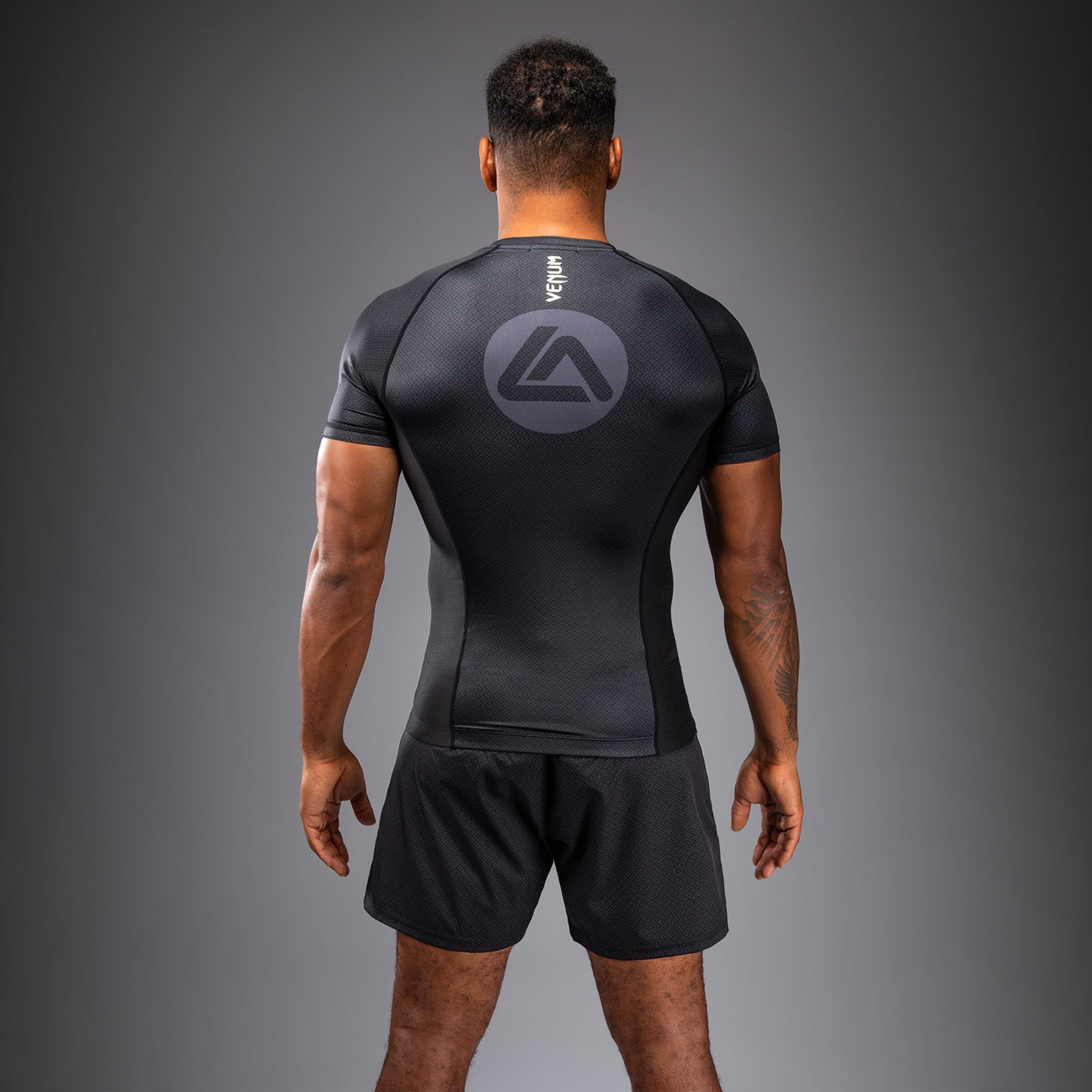 Venum x Roger Gracie Academy Rashguard met korte mouwen - Zwart