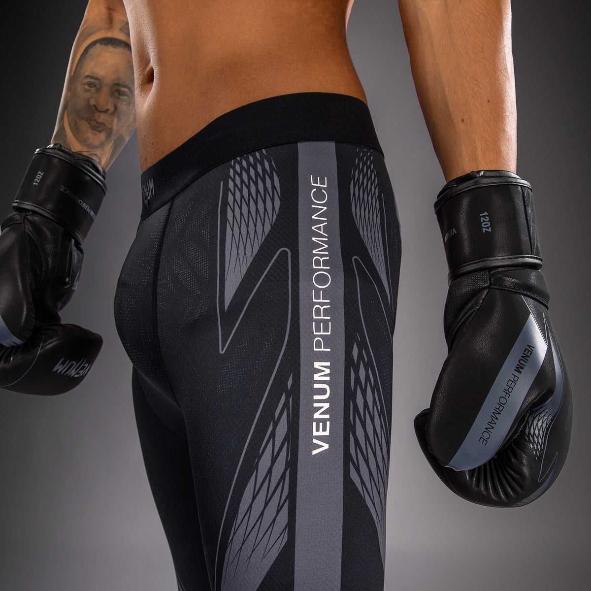 Venum Amazonia Reborn Compressiebroek - Zwart/Grijs
