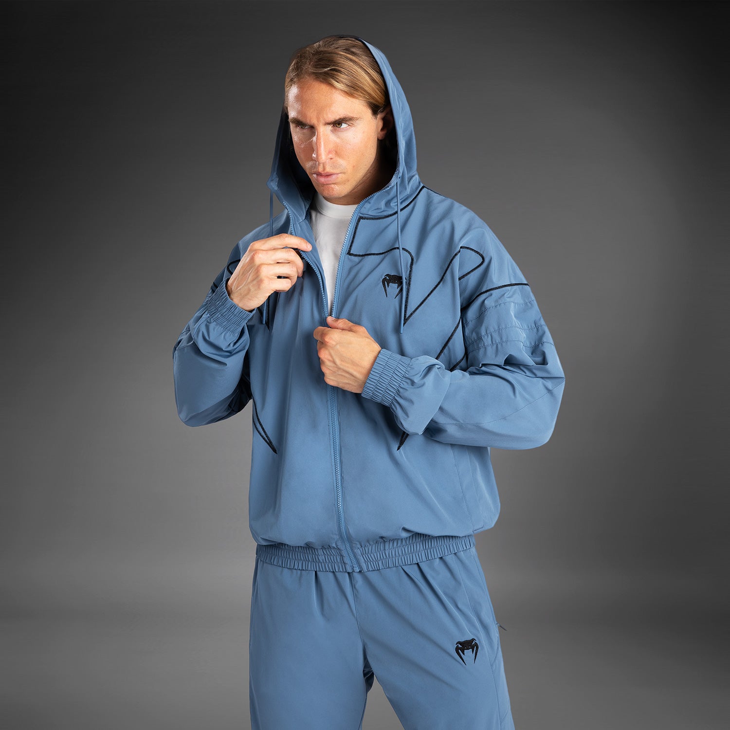 Venum Attack 90 Trainingspak Jas - Blauw/Zwart - Venum Nederland