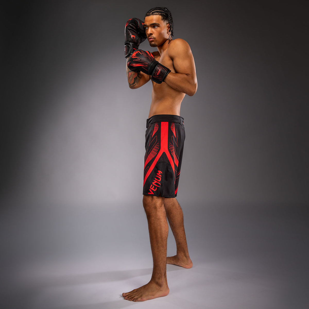 Venum Amazonia Reborn MMA-short - Zwart/Rood