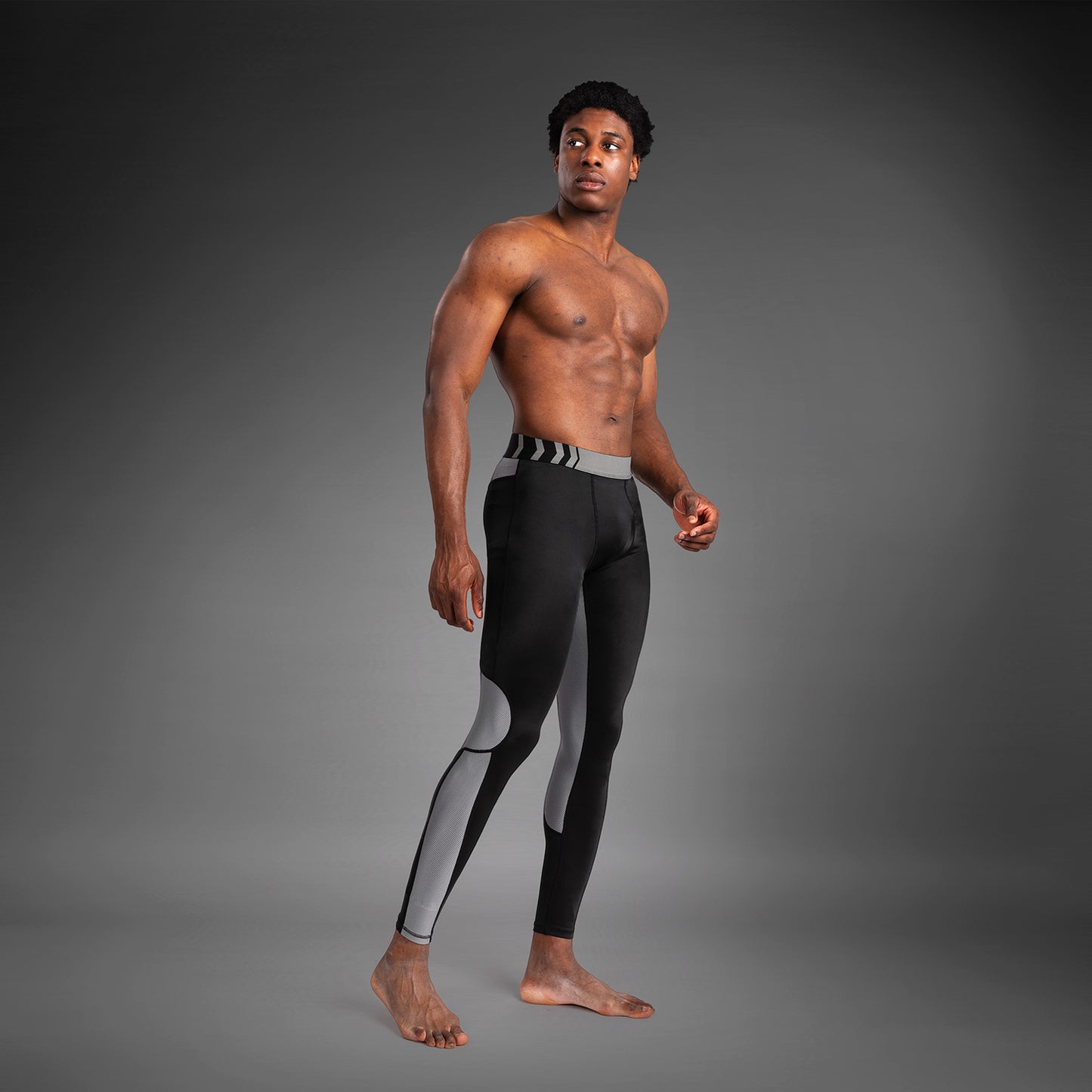 Venum Tempest Herenleggings - Zwart/Grijs