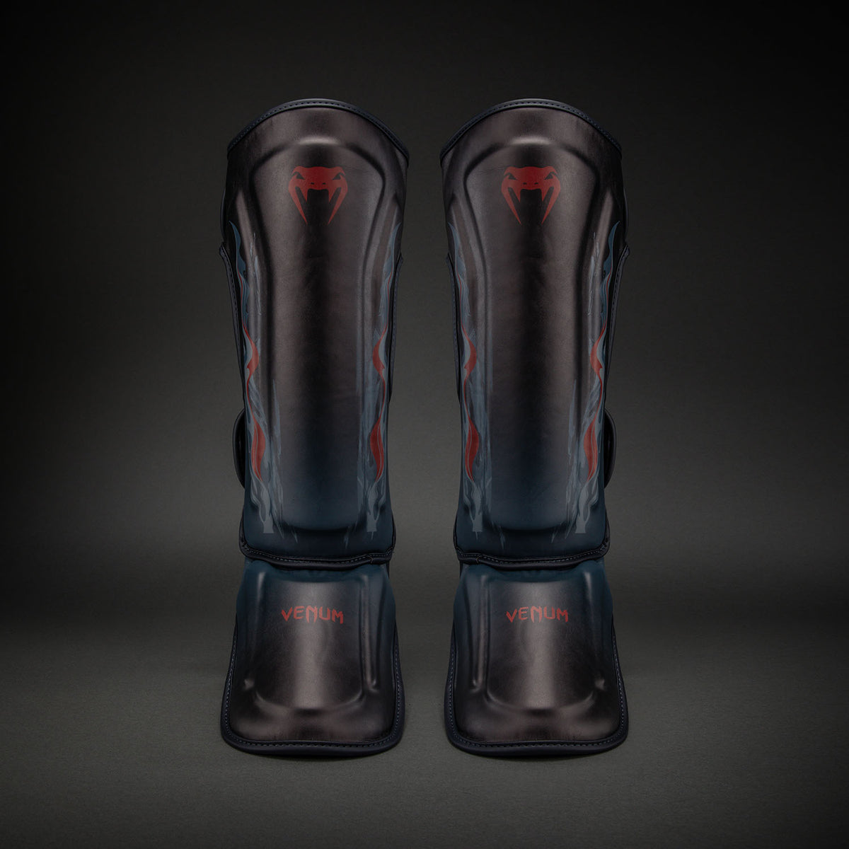 Venum Demon Scheenbeschermers - Zwart/Grijs