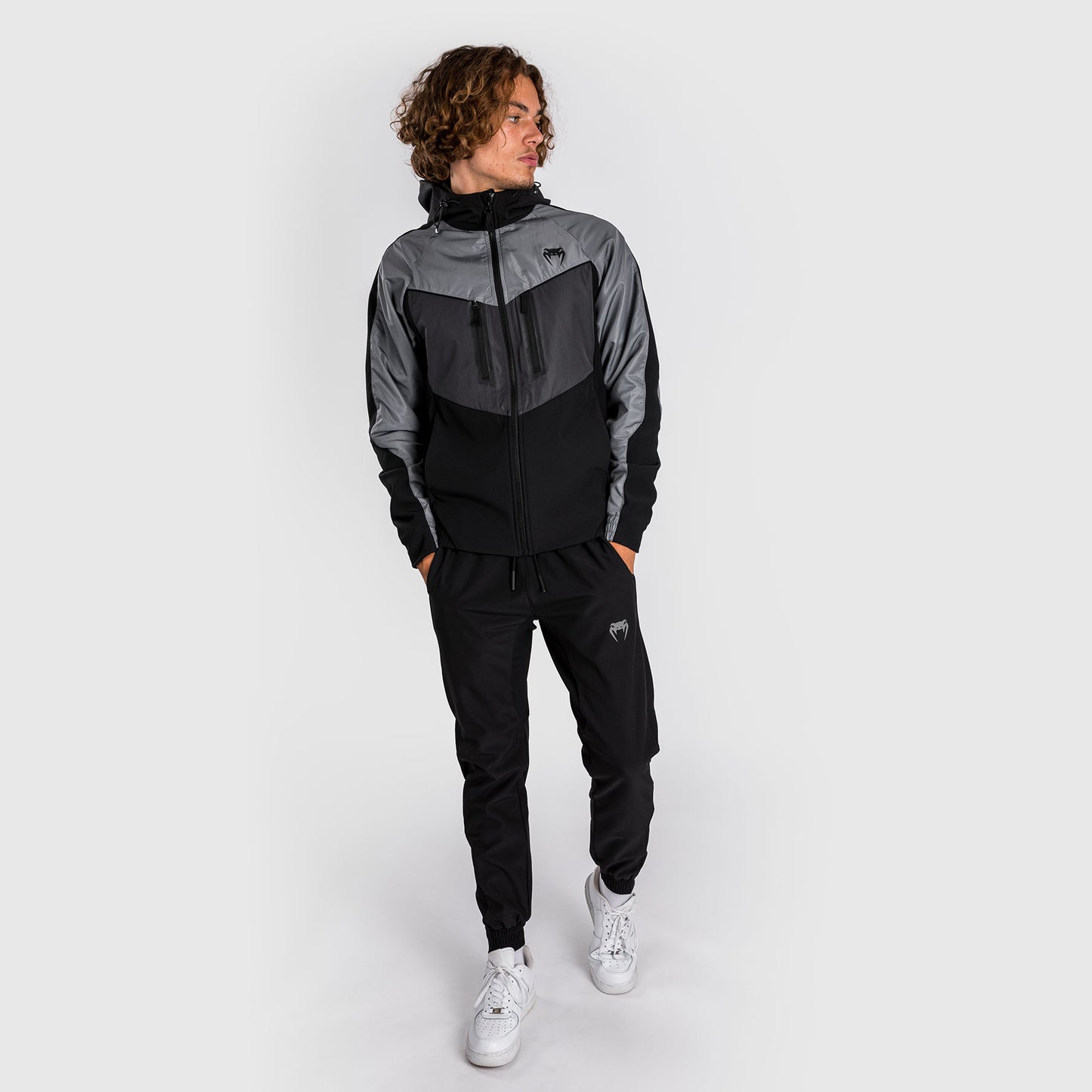 Venum Laser 3.0  Track Jacket - Zwart/Grijs