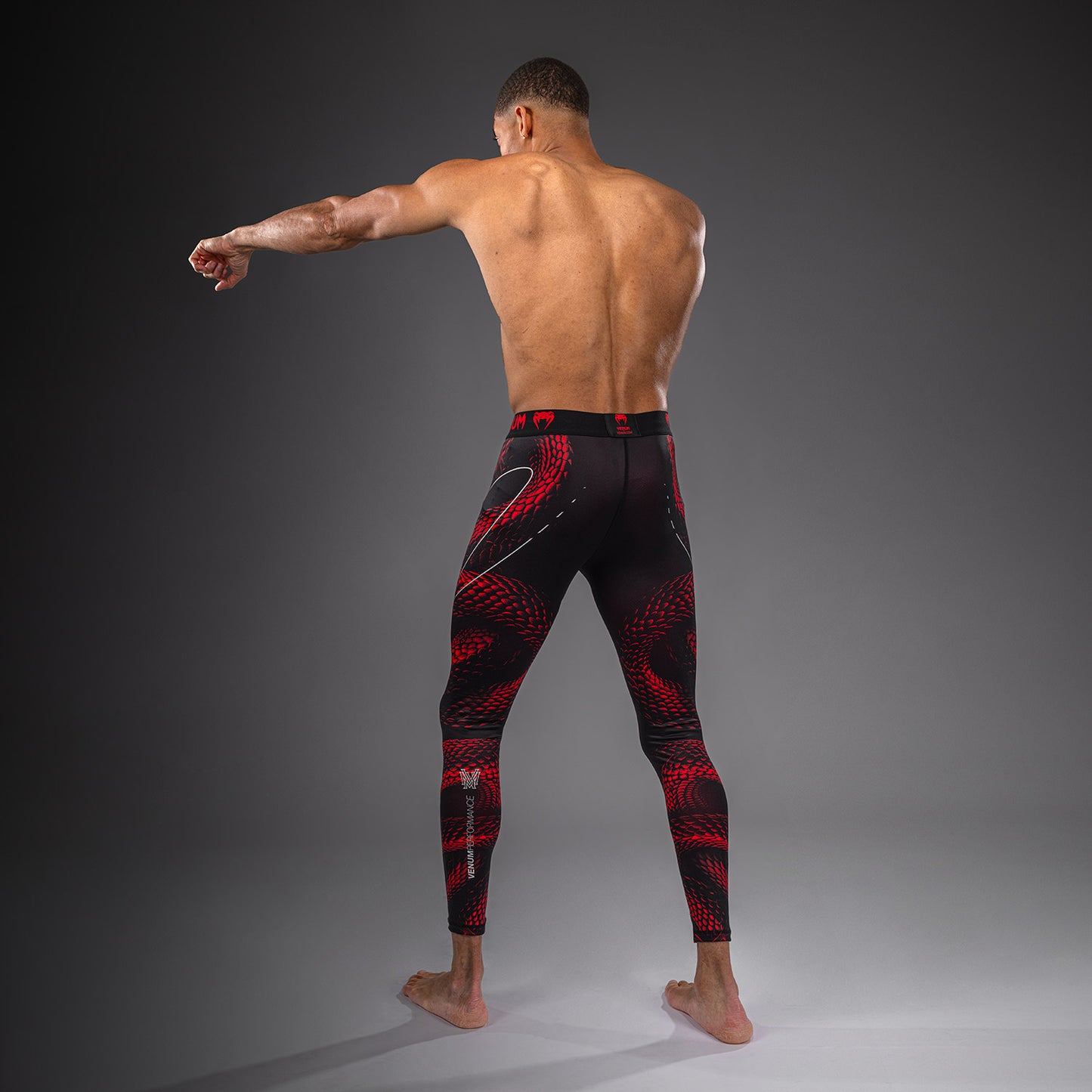Venum Matupa Spats - Zwart/Rood/Zilver