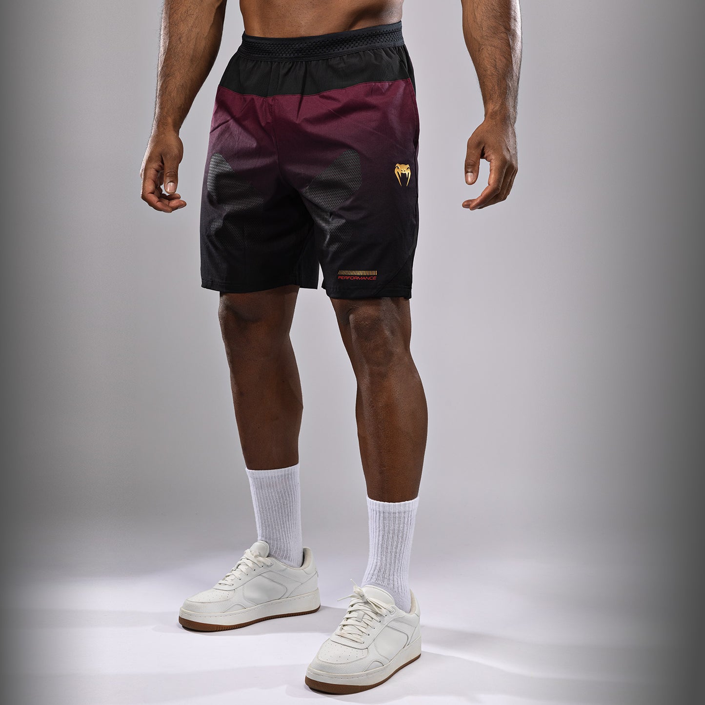 Venum Tactical XT Trainingsshort - Zwart/Bourgondië/Goud
