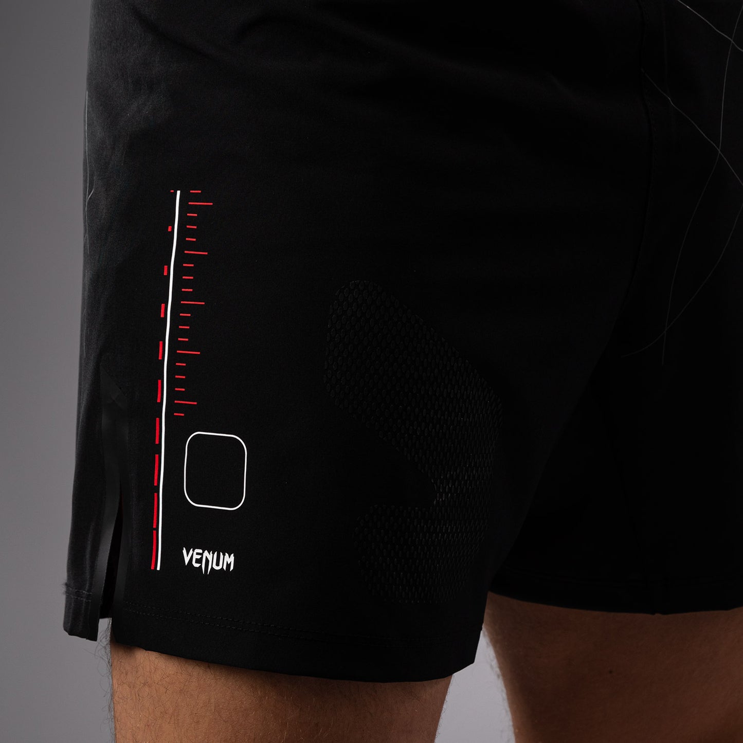 Venum Tactical XT Wedstrijdshort voor heren - Zwart/Vuurrood