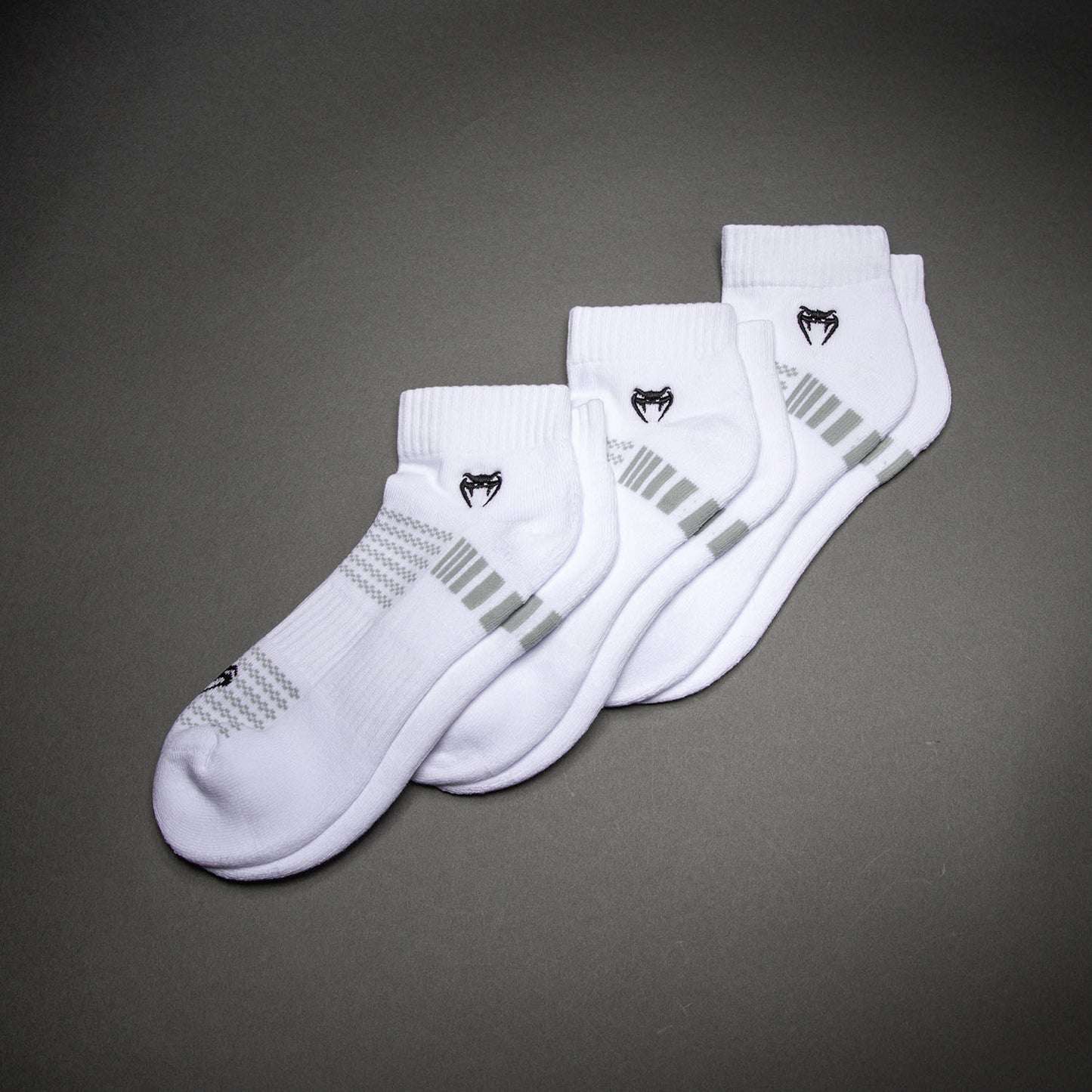 Venum Vector Enkel Sokken 3-pack - Wit/Grijs