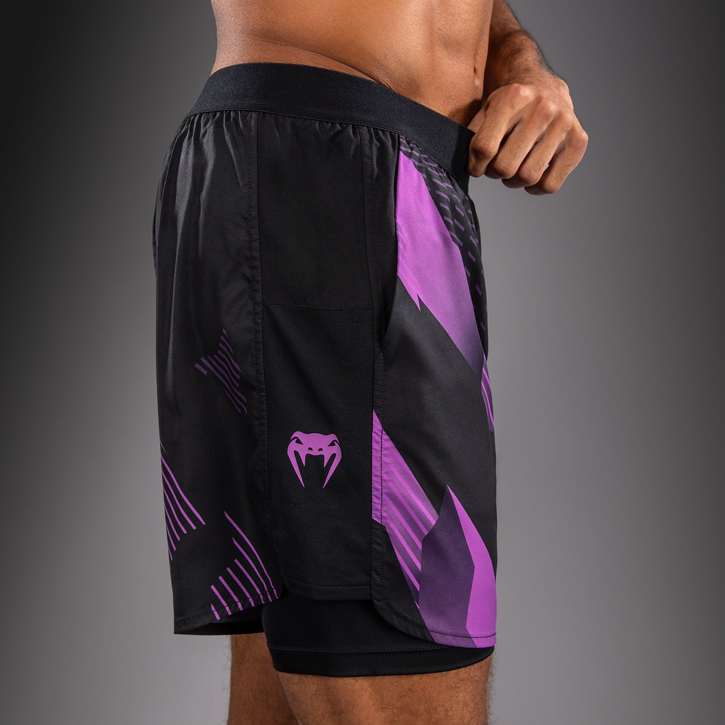 Venum No-Gi 6.0 Trainingsshorts - Zwart/Paars
