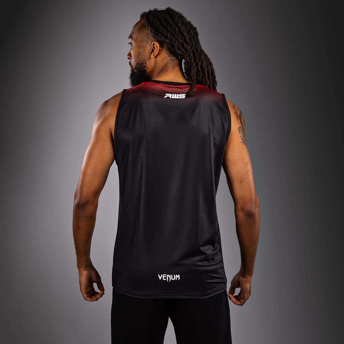 Venum x RWS 2.0 Men’s Dry-Tech Tanktop – Zwart/Rood