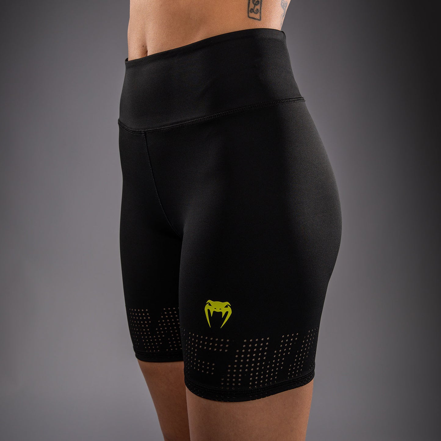 Venum Lazer Compressieshort voor dames - Zwart/Geel