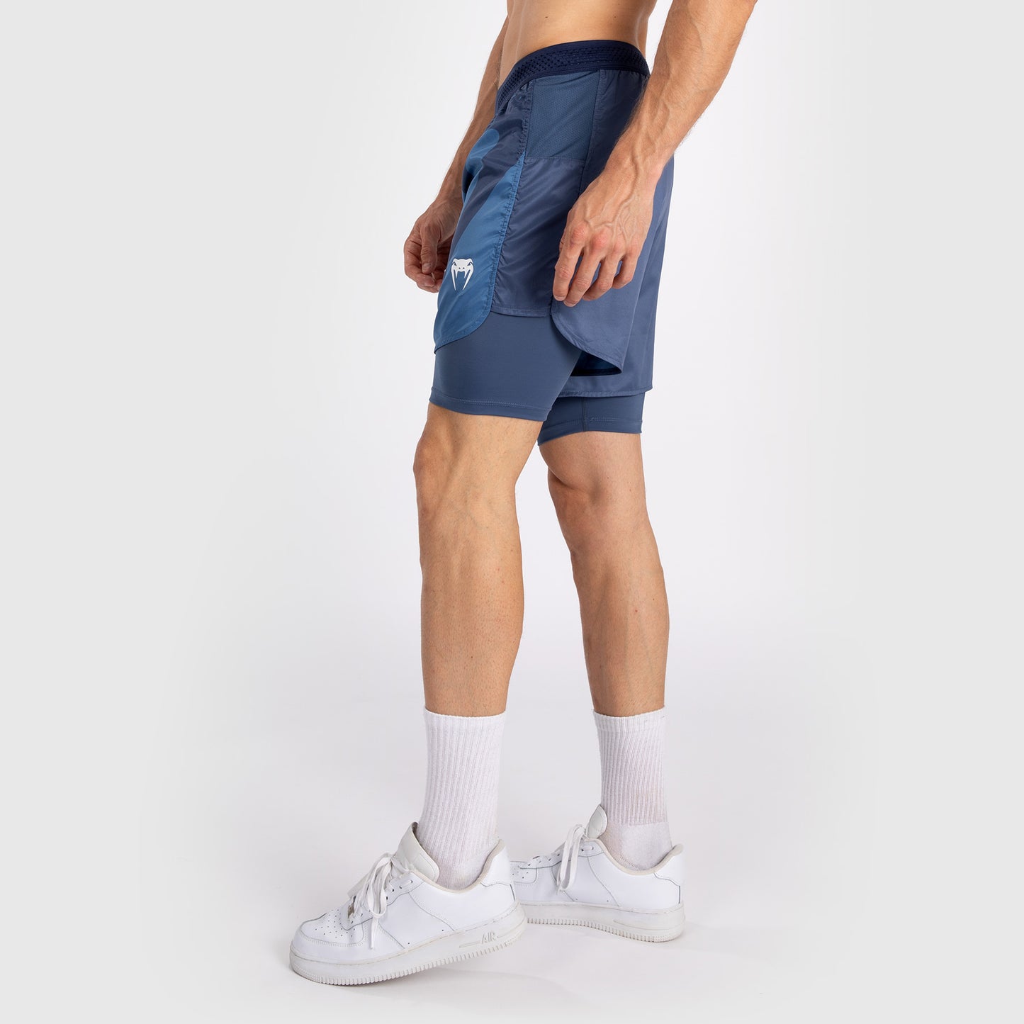 Venum Attack Heren Fight Shorts - Marineblauw