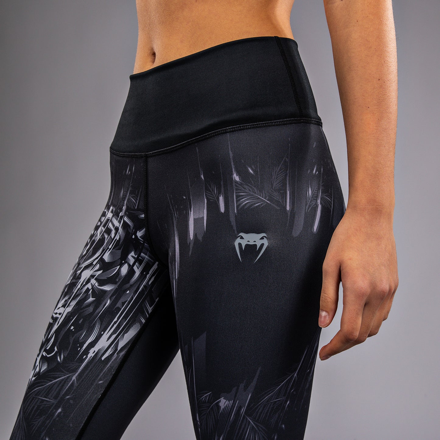 Venum Tiger Leggings Dames - Zwart / Zilver