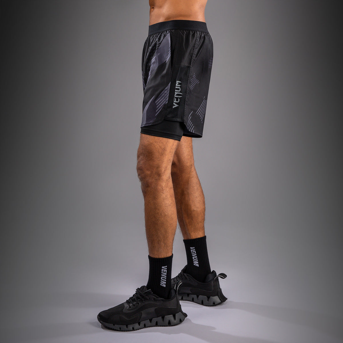 Venum No-Gi 6.0 Trainingsshorts - Zwart/Grijs