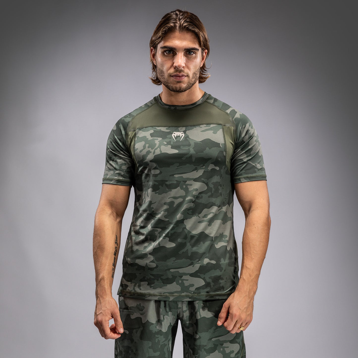 Venum G-Fit Air T-Shirt Heren Dry-Tech - Legergroen