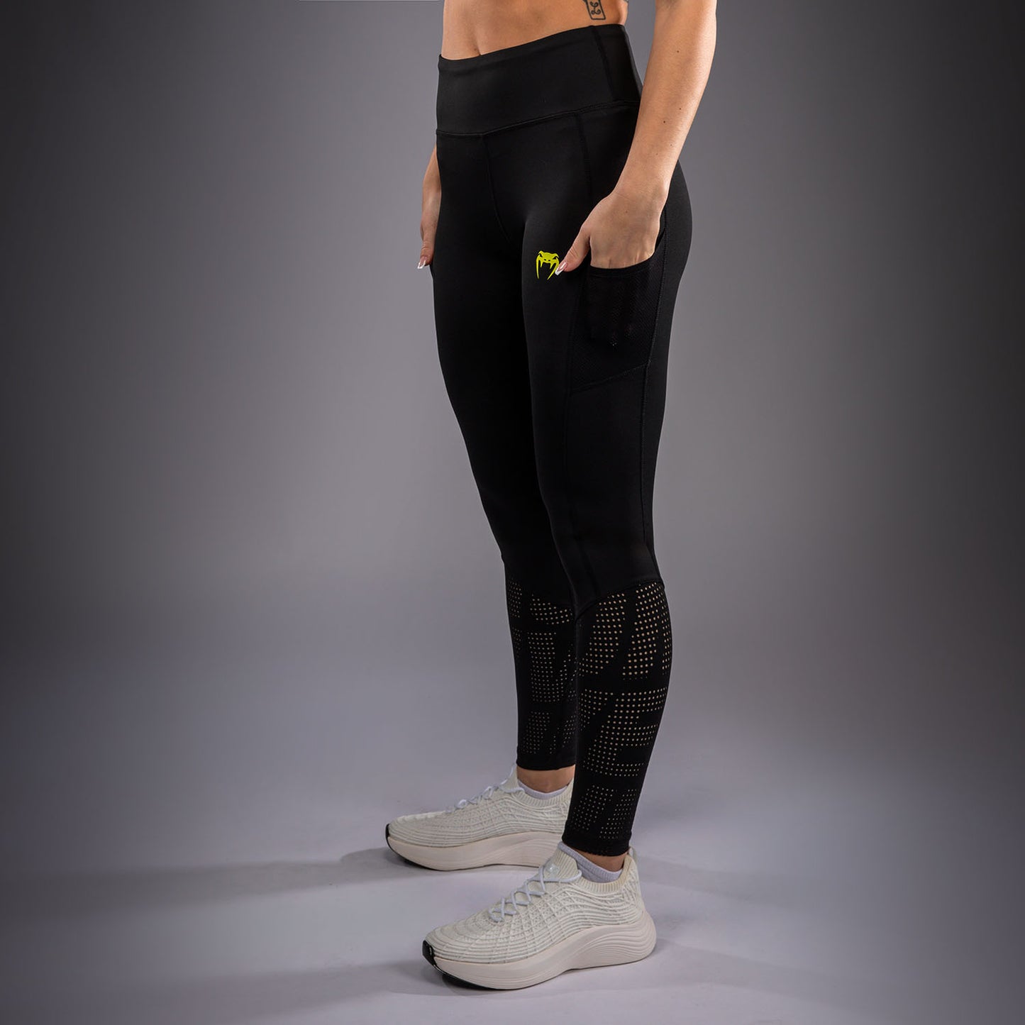 Venum Lazer Legging voor dames - Zwart/Geel