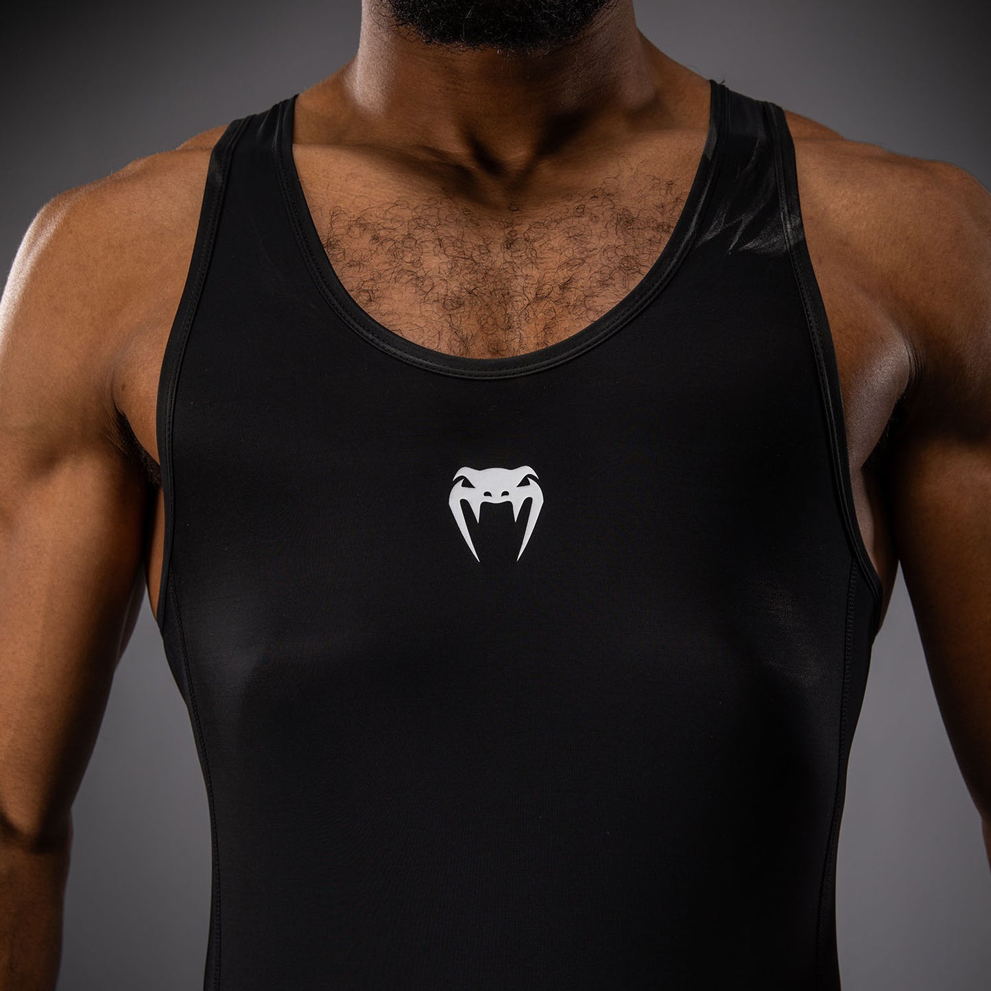 Venum Challenger Worstel Singlet voor heren – Zwart
