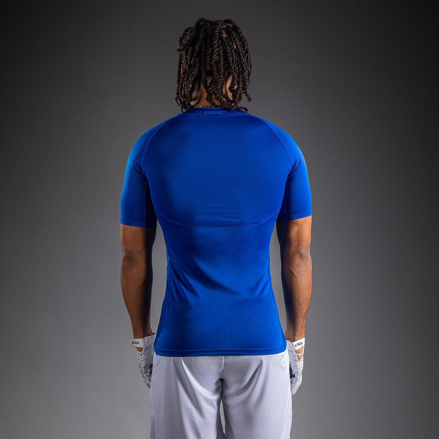 Venum Lineup Compressie T-shirt met halve mouwen Royal - Blauw/Wit