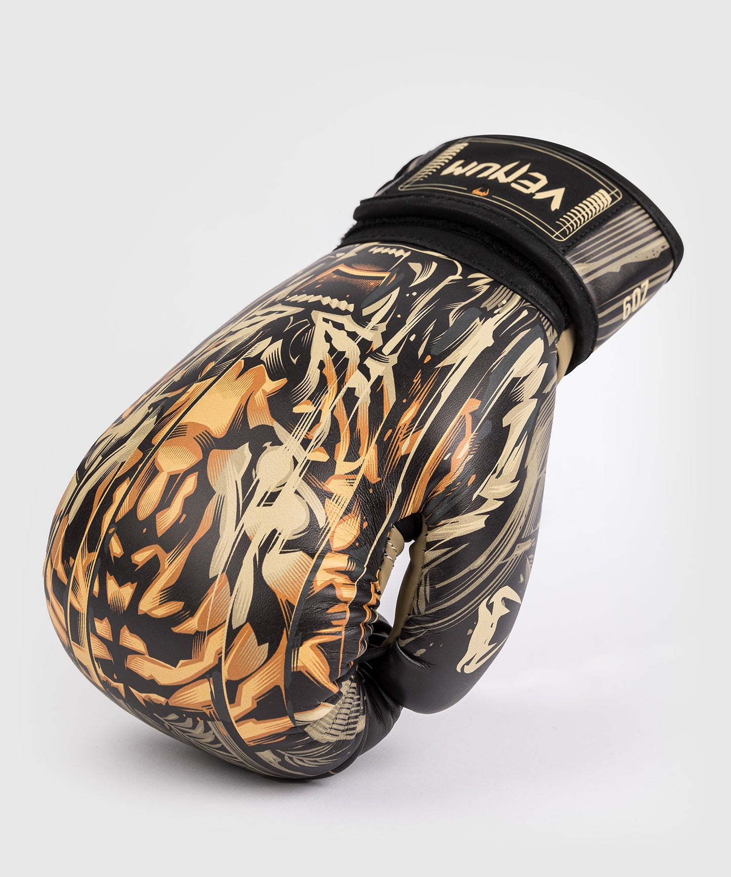 Venum Tiger Kids Bokshandschoenen - Zwart / Neon Oranje
