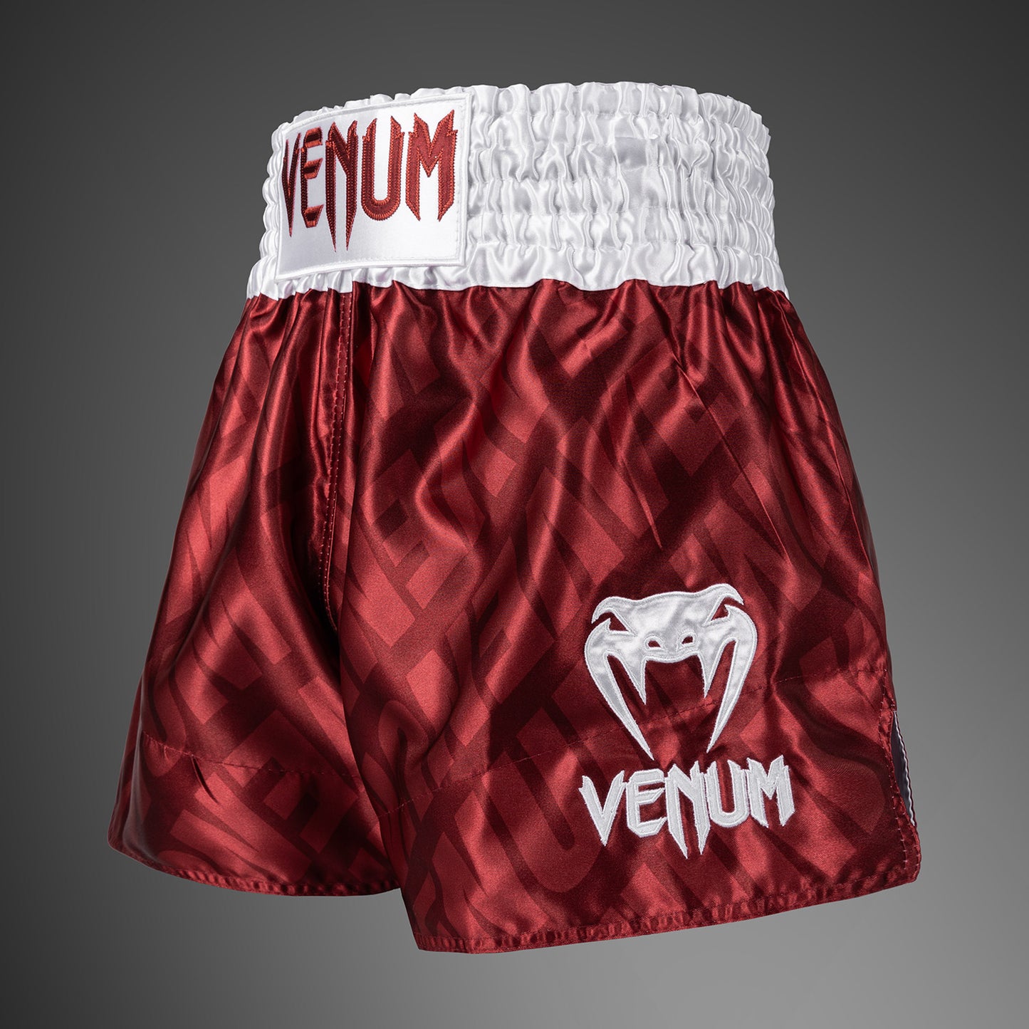 Venum Contender XT Muay Thai Shorts – Kersenrood/Wit