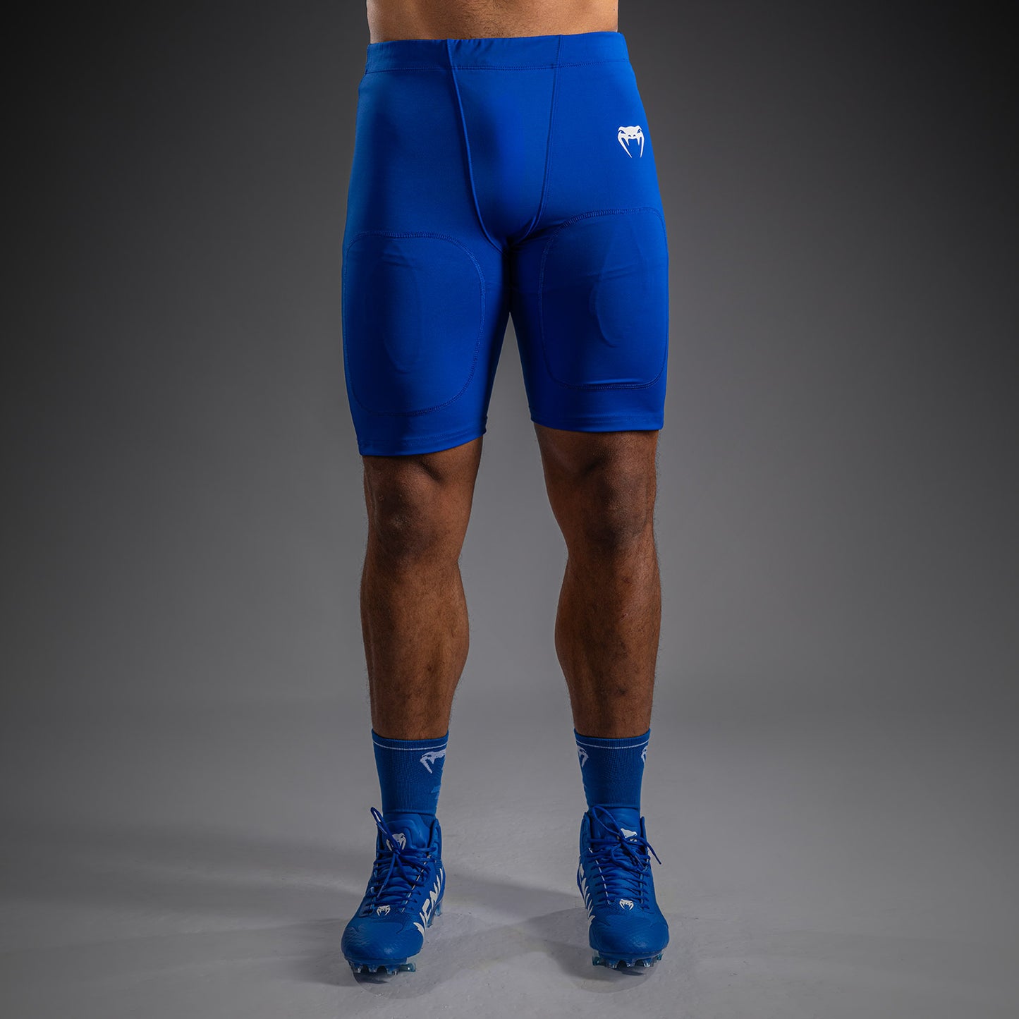 Venum Elite Football Compressieshorts voor voetbal - Koningsblauw