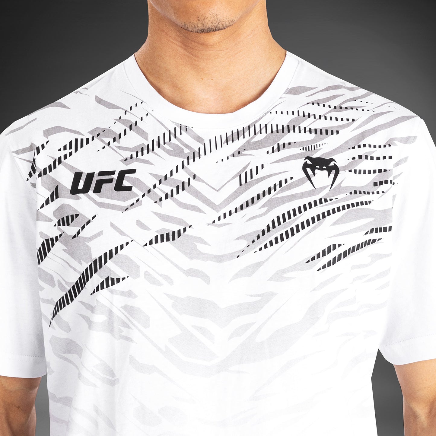 UFC Fusion by Venum Replica Korte Mouwen T-shirt voor Heren - Wit