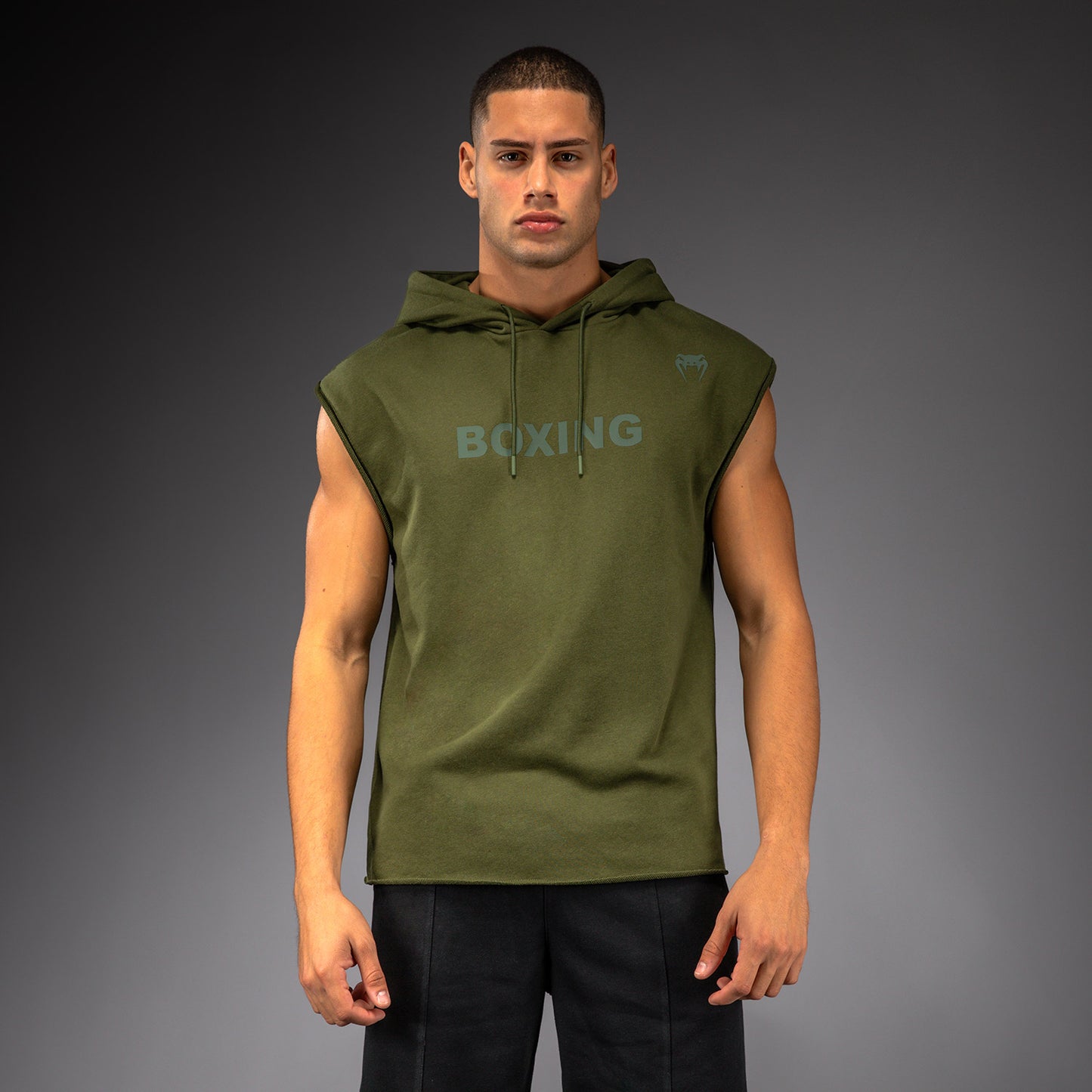 Venum Boxing VT Mouwloze Hoodie – Militair Groen