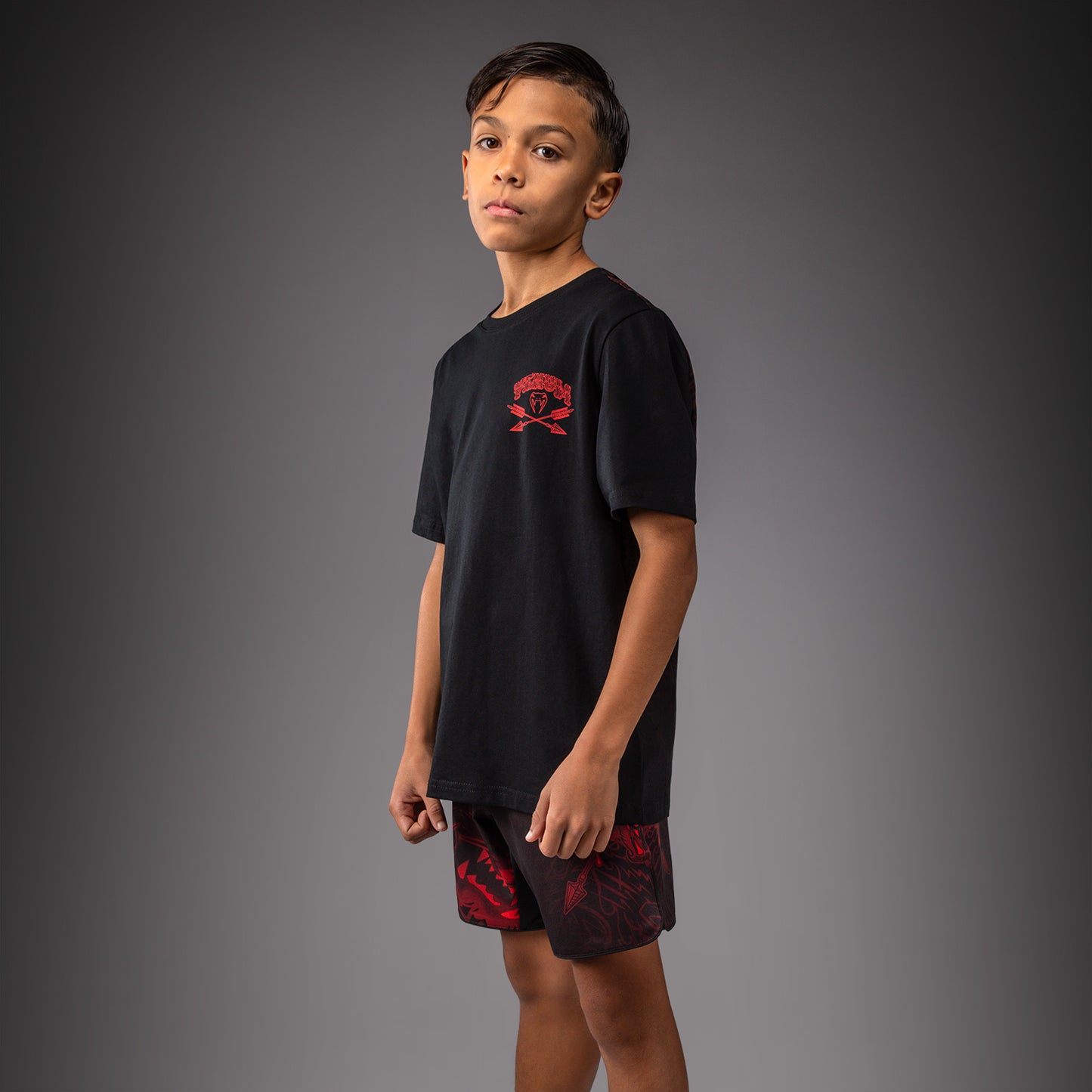 Venum Wolf Atak Kids T-shirt – Zwart/Rood