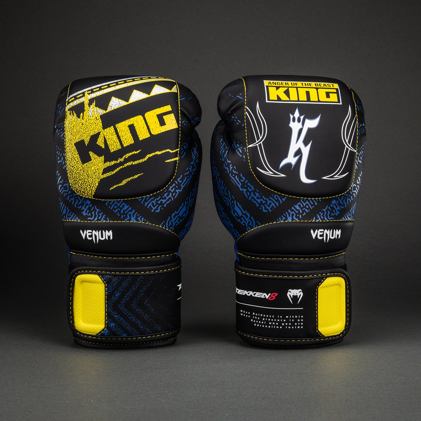 Venum x TEKKEN 8 Bokshandschoenen - King - Zwart/Geel