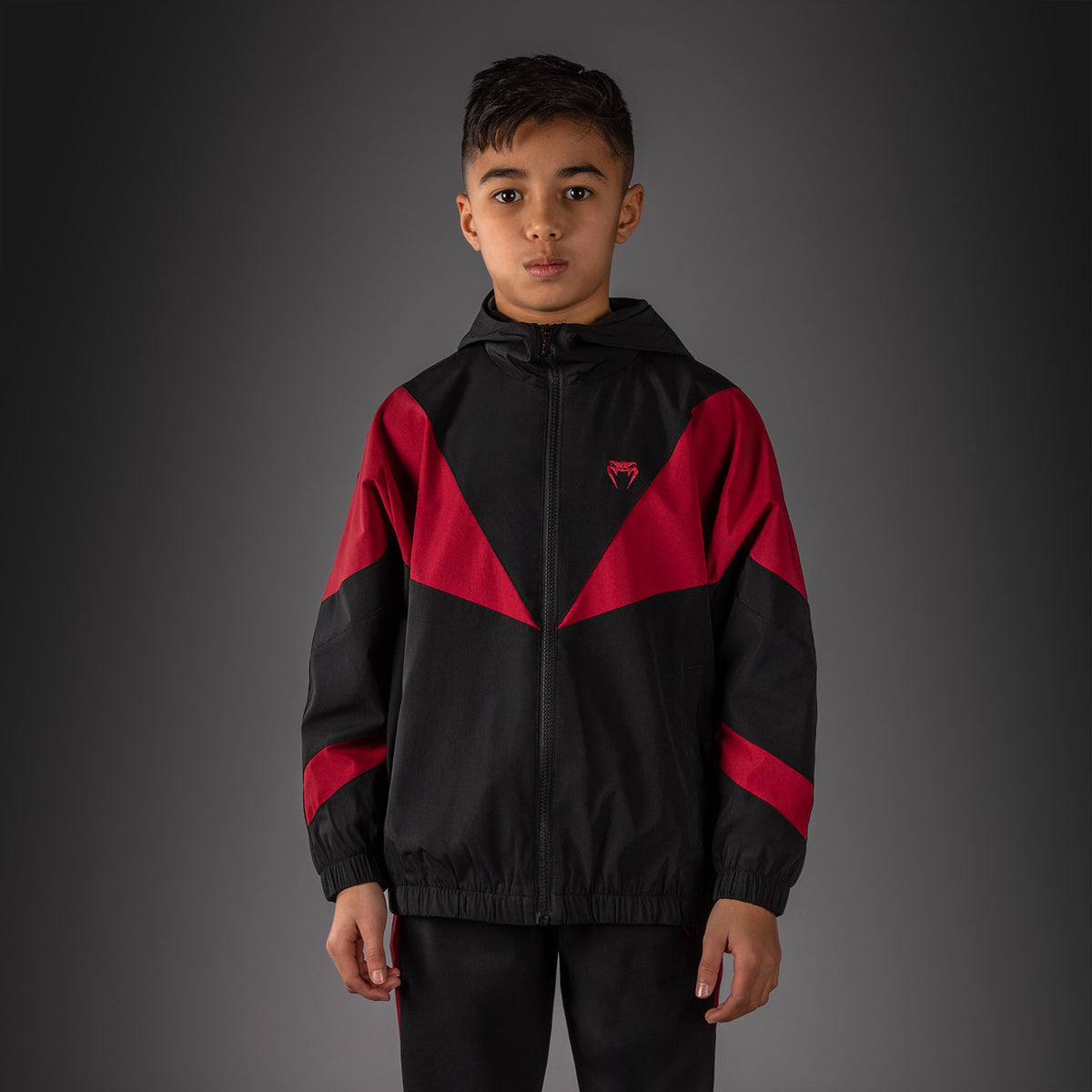 Venum Vectra Trainingsjack voor Kinderen - Zwart/Rood