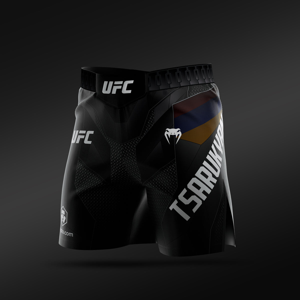 UFC Adrenaline Unrivaled by Venum Fightshort voor heren korte pasvorm Arman Tsarukyan - Zwart