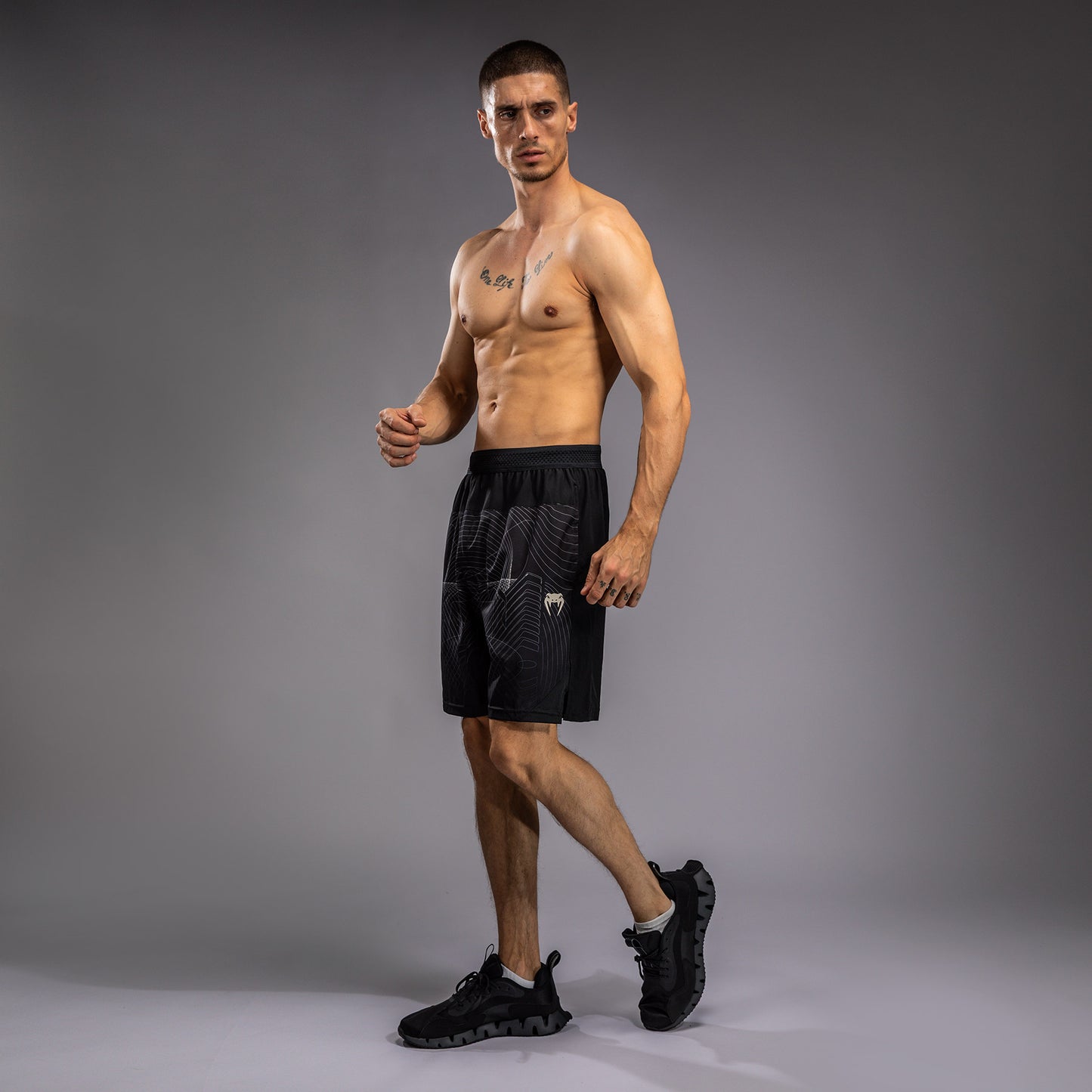 Venum G-Fit Air Trainingsbroek Heren - Diepzwart / Woestijnzand