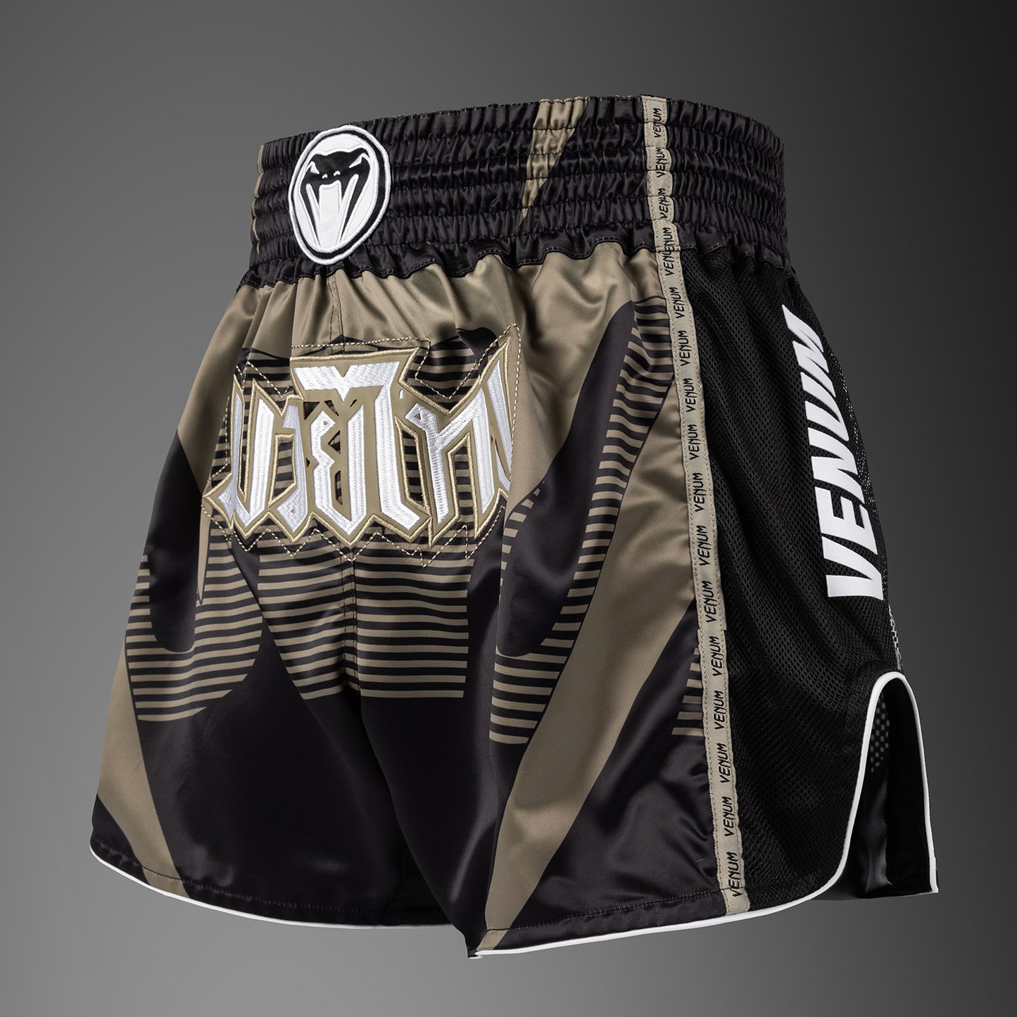 Venum Adrenaline Muay Thai Shorts – Zwart/Zand