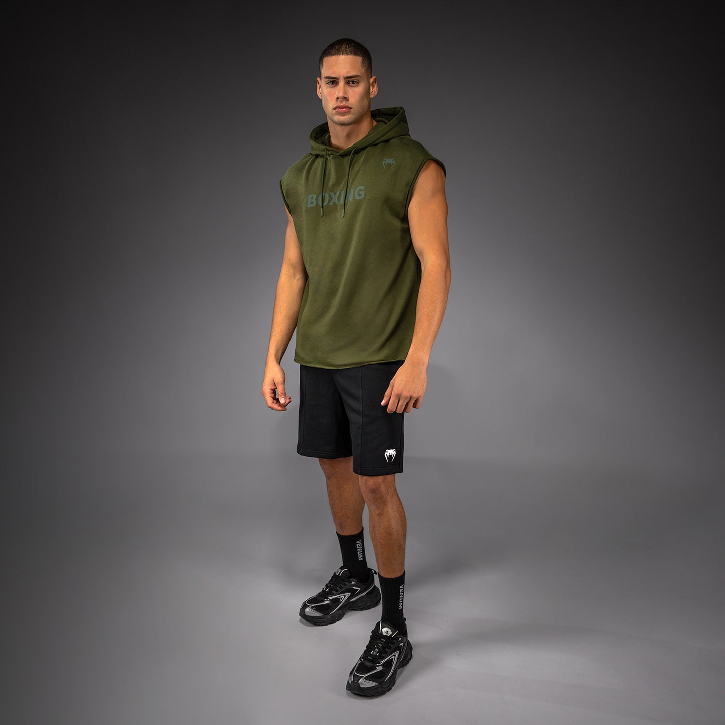 Venum Boxing VT Mouwloze Hoodie – Militair Groen