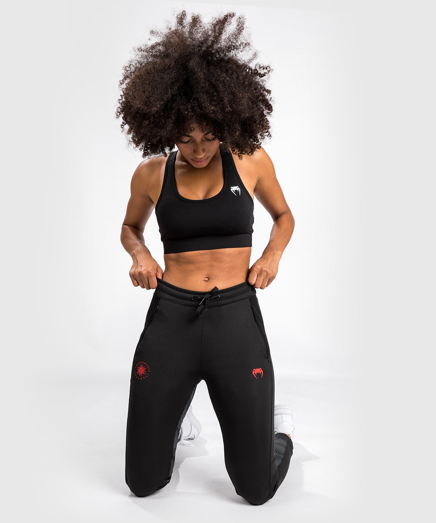 Venum Phantom joggingbroek - Voor vrouwen - zwart/rood