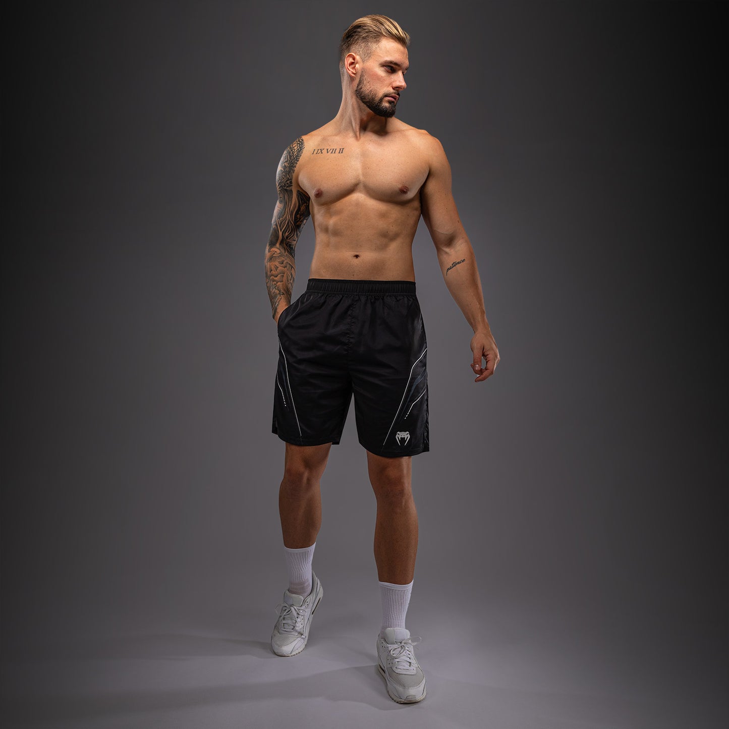 Venum Streamline Trainingsshorts – Zwart/Wit