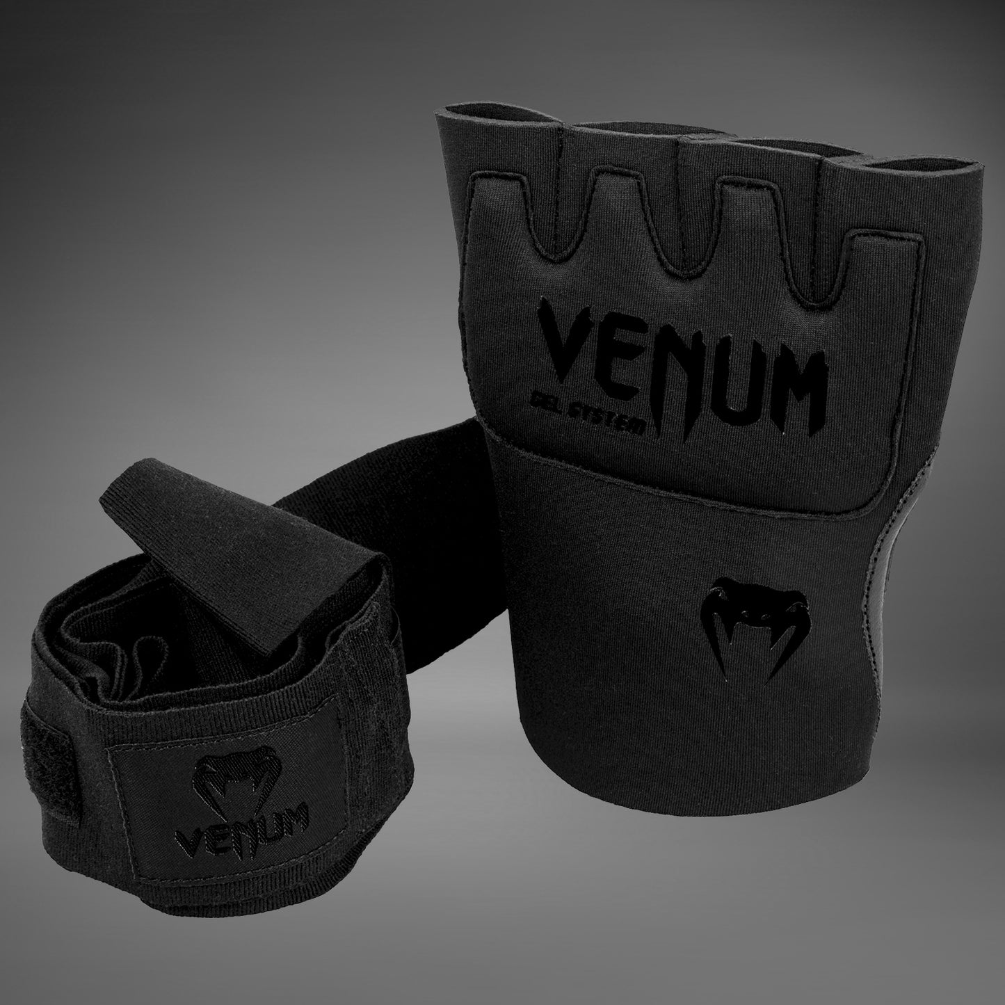 Venum Gel Kontact Binnenhandschoenen - Zwart/Zwart