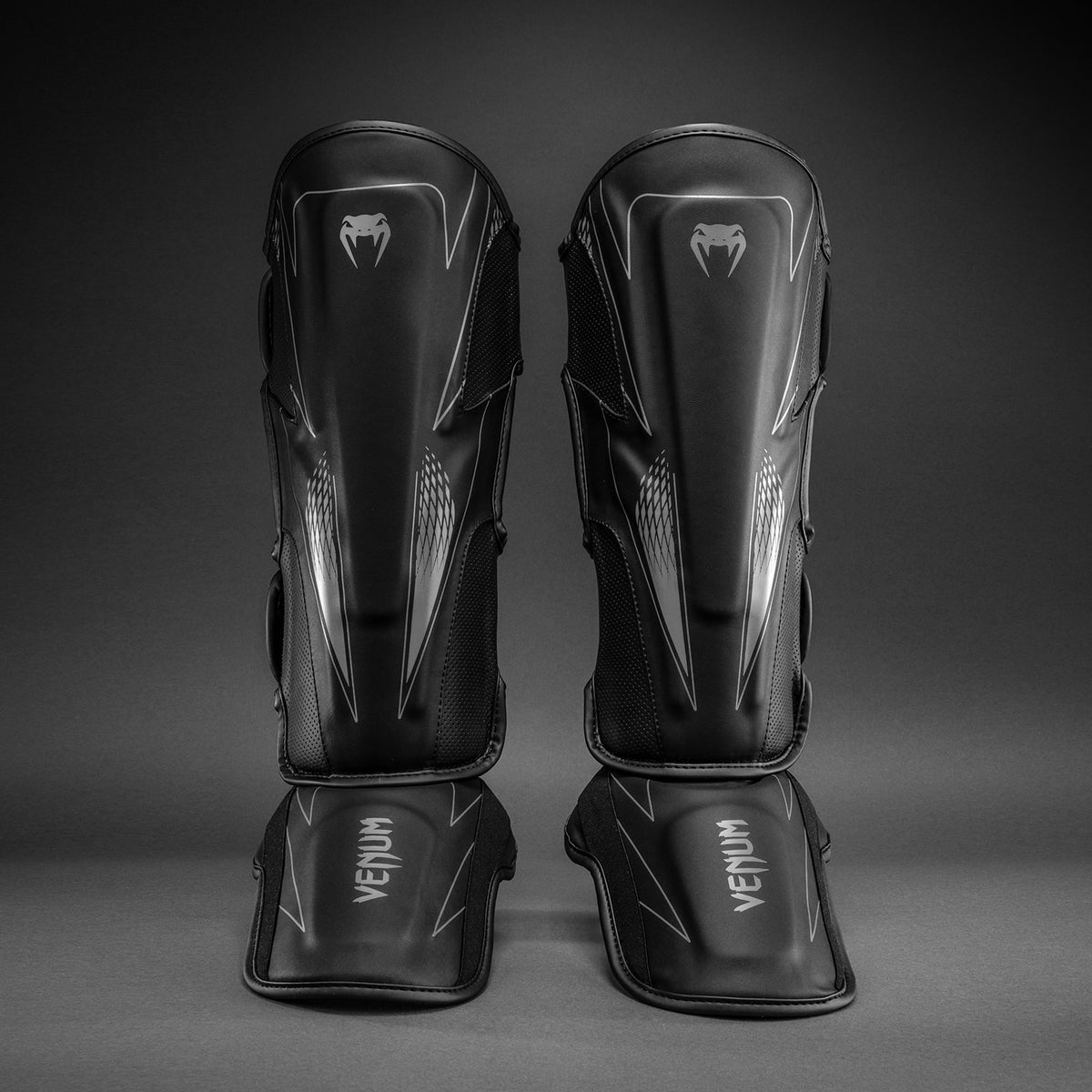 Venum Amazonia Reborn Scheenbeschermers - Zwart/Grijs
