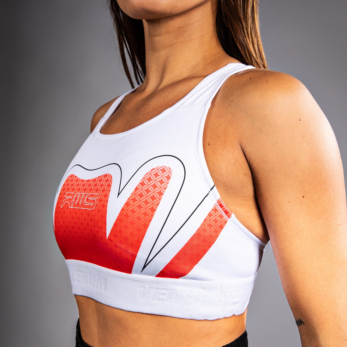 Venum x RWS 2.0 Dames Sportbeha – Wit/Rood