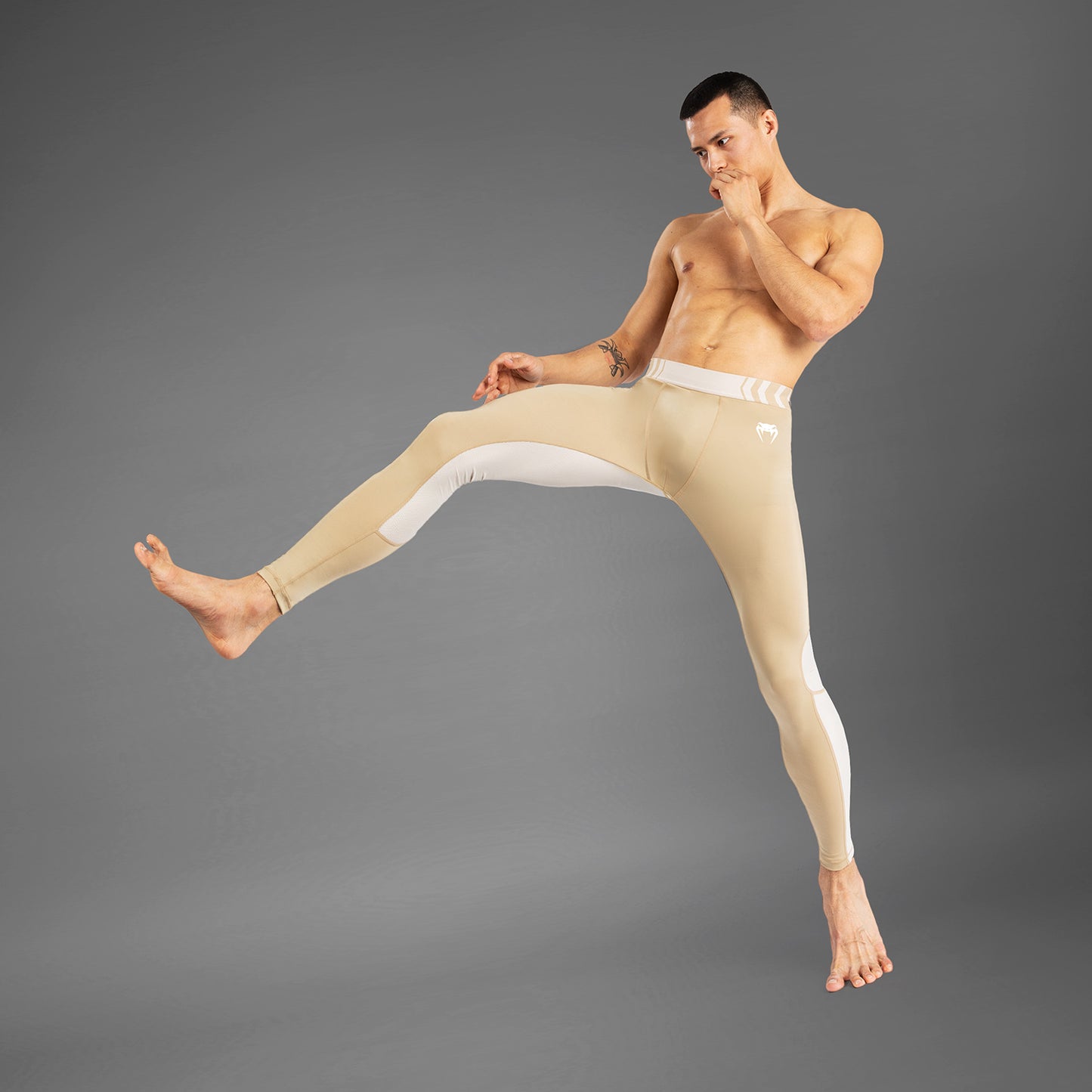 Venum Tempest Herenleggings - Beige/Zand