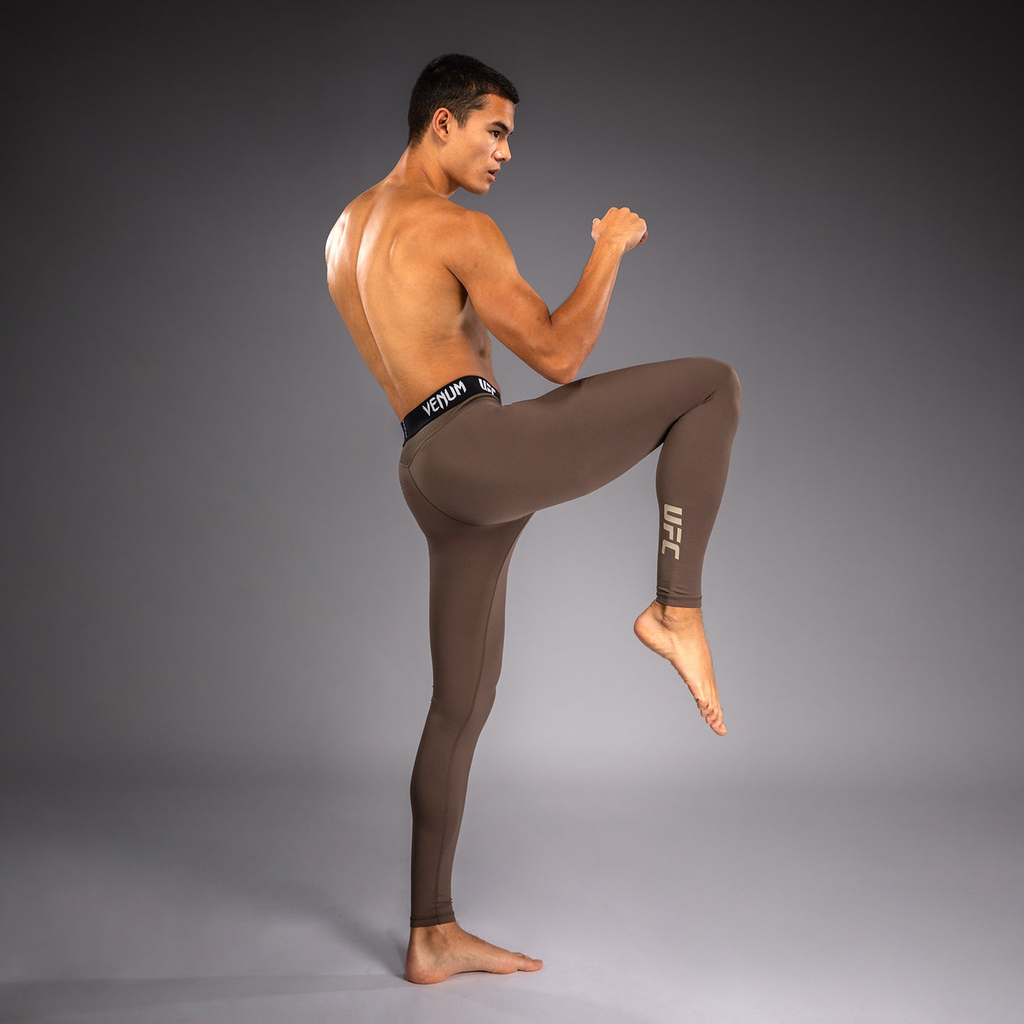 Venum UFC Unity by Venum Authentic Fight Week Heren Technische Compressiebroek - Bruin