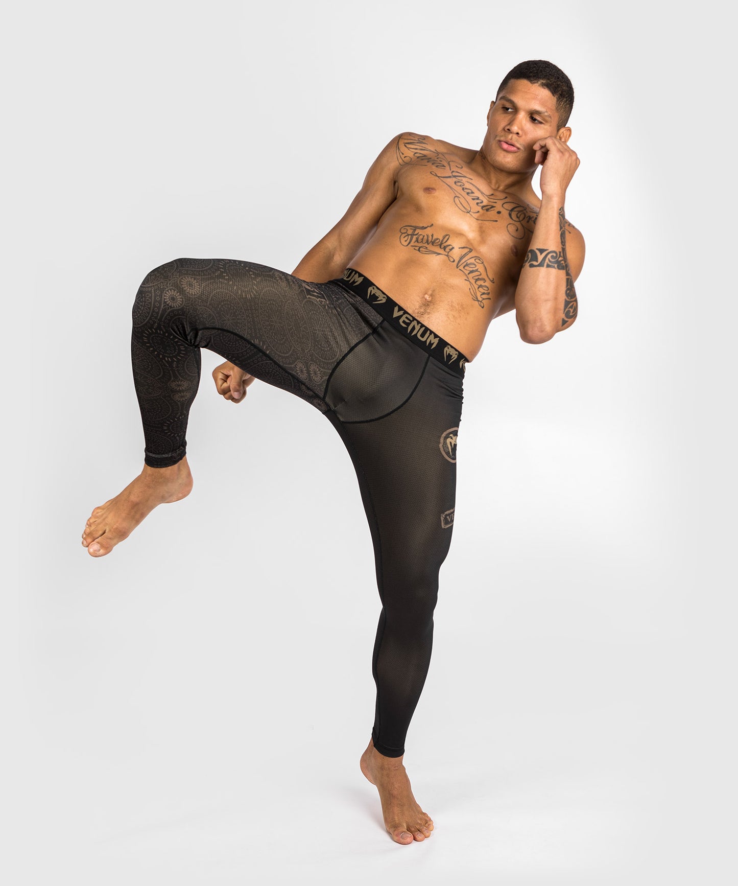 Venum Santa Muerte Dark Side - Spats - Zwart/Bruin