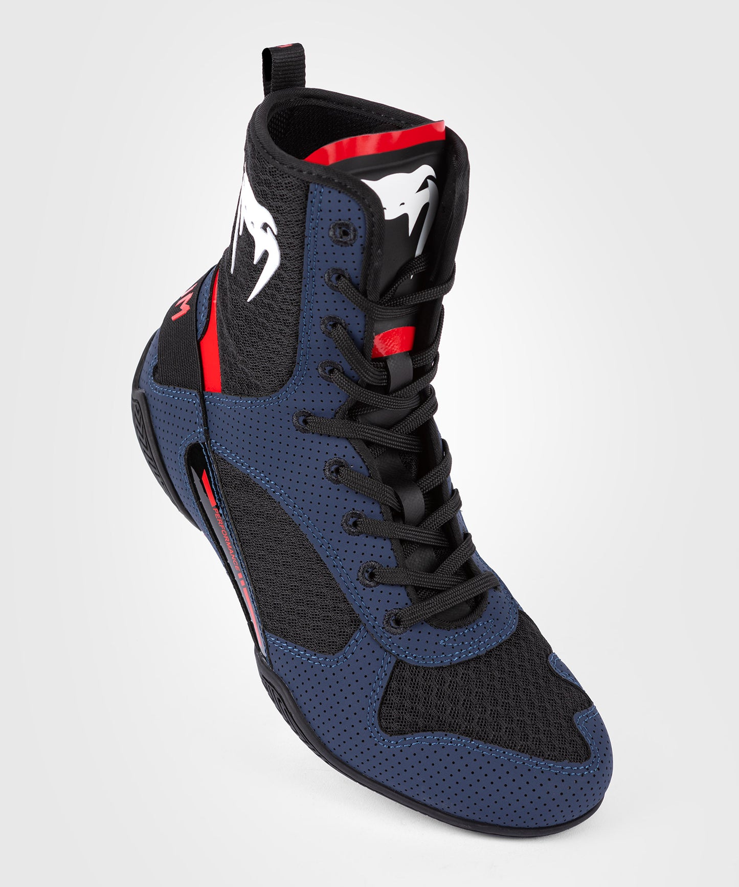 Venum Elite Boksschoenen - Navy/Zwart/Rood