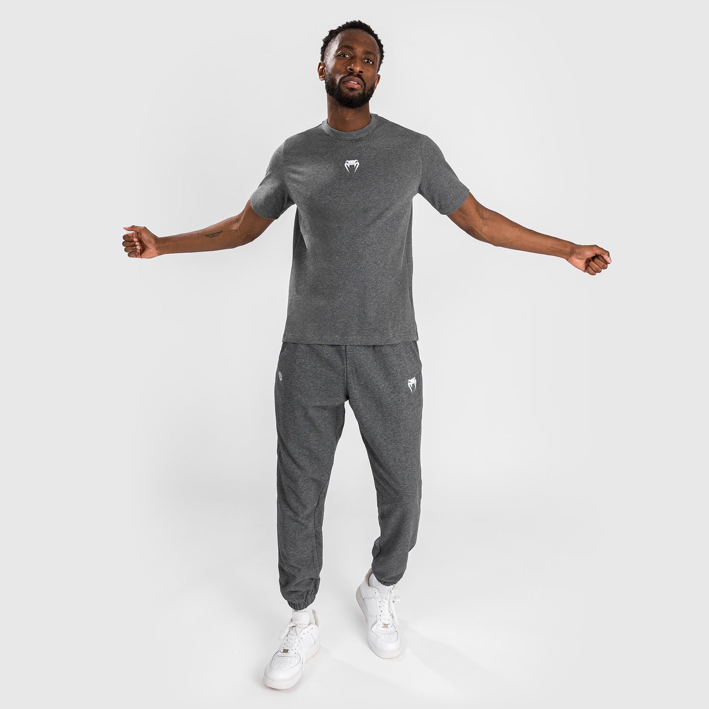 Venum Vortex XL Heren T-Shirt - Donkergrijs Gemêleerd