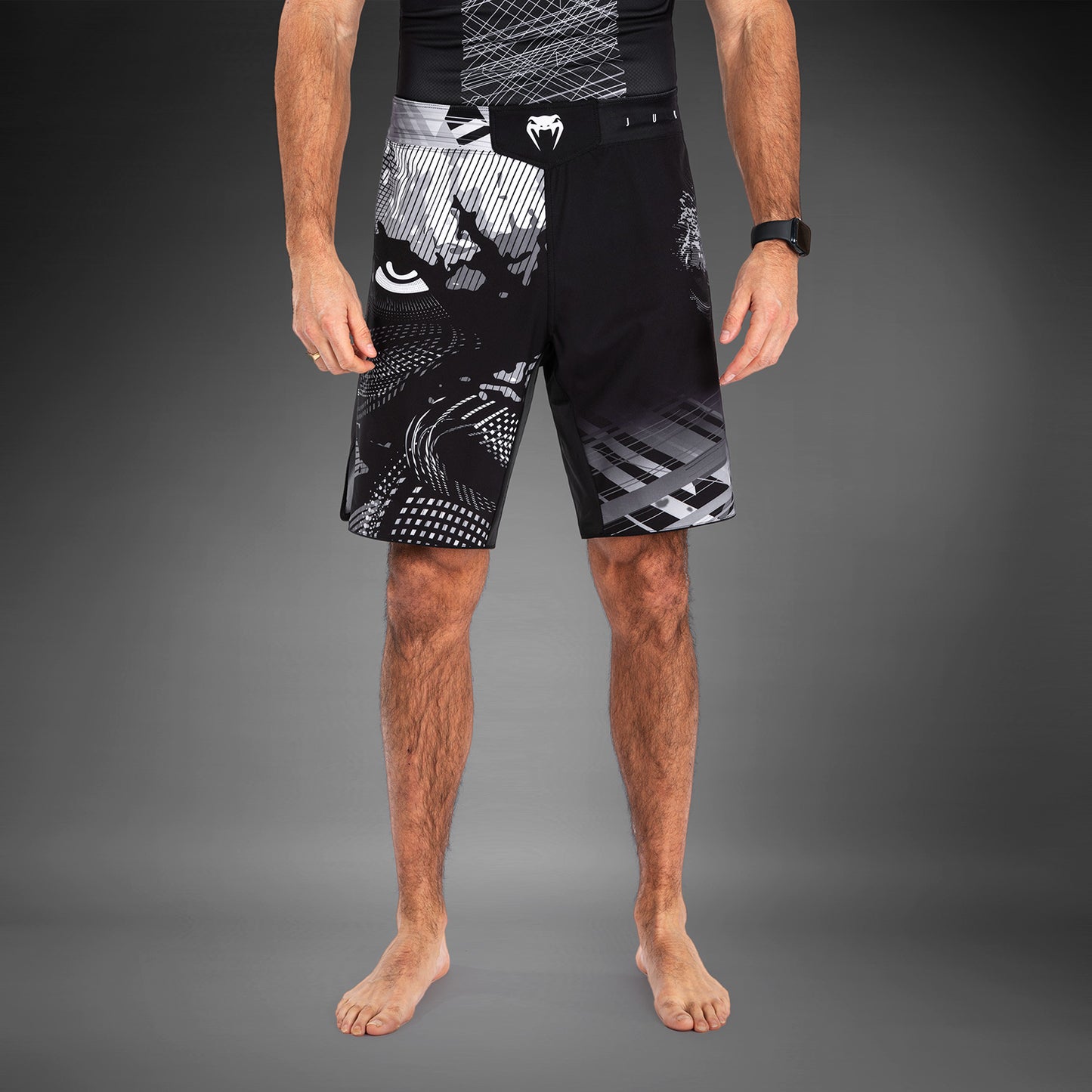 Venum Gorilla Jungle Fightshort - Zwart/Wit