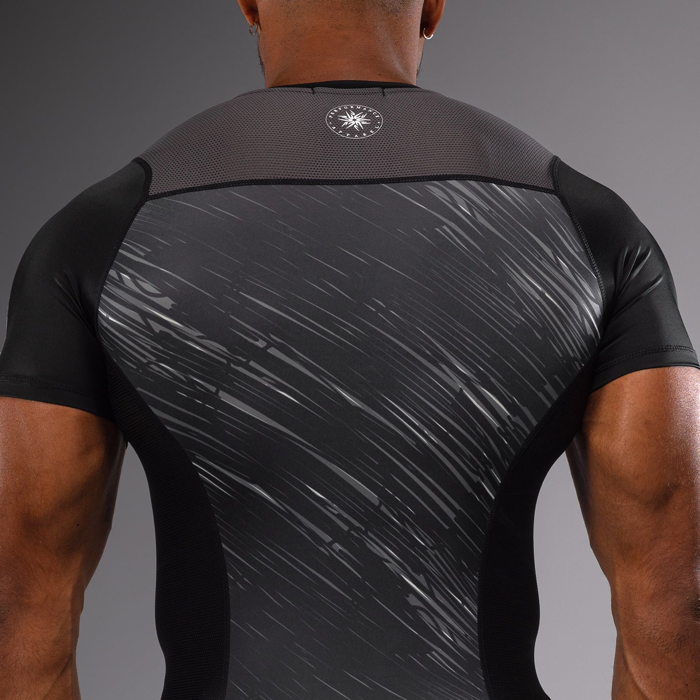 Venum Rapid Korte Mouwen Rashguard - Zwart/Stormgrijs