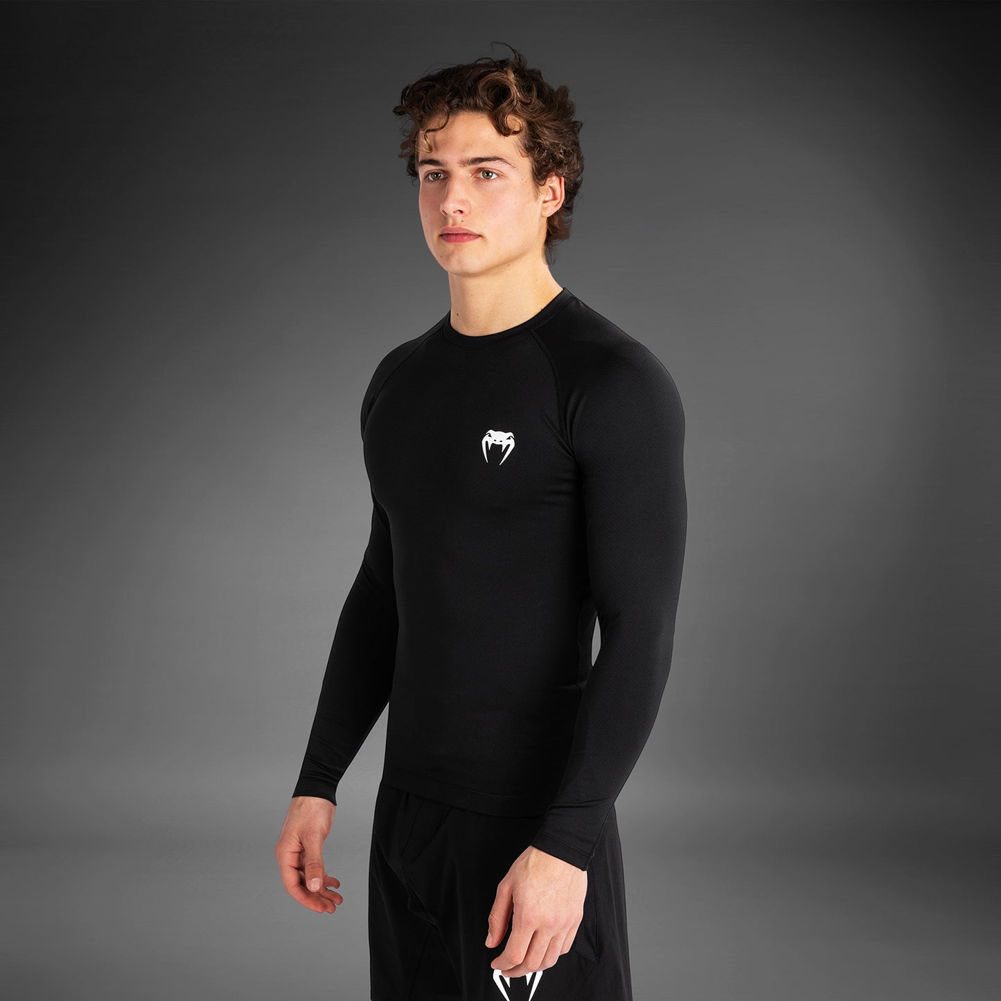 Venum Contender Herenbeschermer met lange mouwen - Zwart/Wit