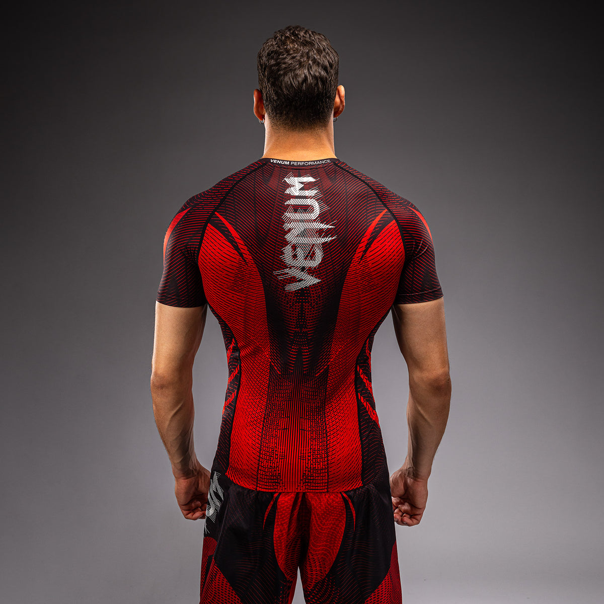 Venum Galactic 3.0 Rashguard met korte mouwen - Rood/Zilver