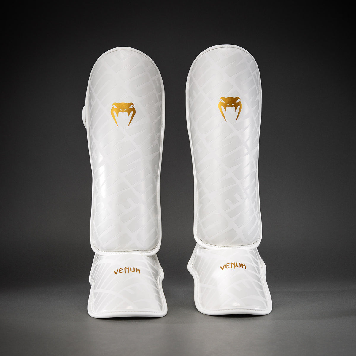 Venum Contender 1.5 XT 3D Scheenbeschermers - Wit/Goud